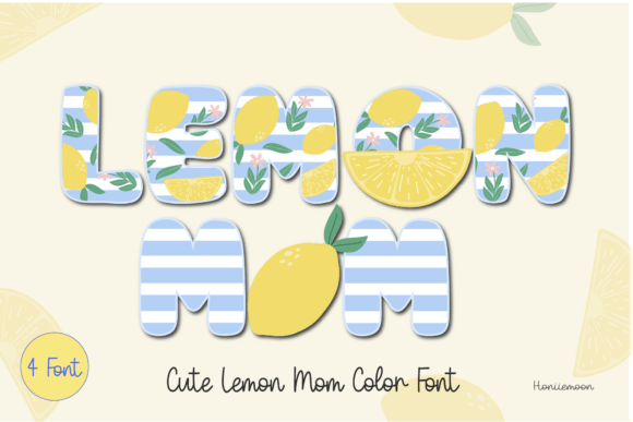 A Splash of Sunshine: Using Lemon Mom Font