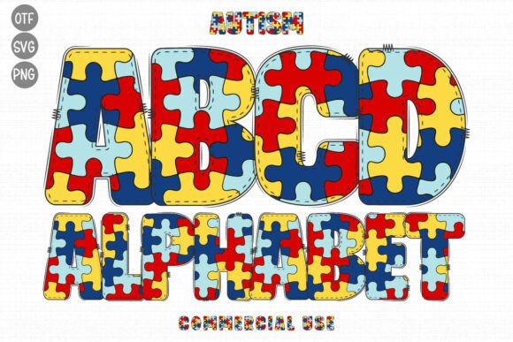 Autism: A Playful Typeface for Creative Brands