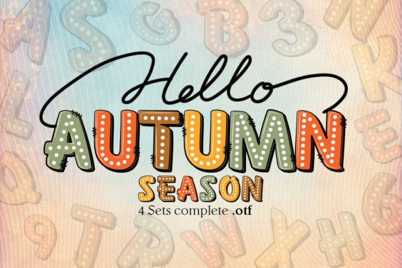 Autumn Season: A Font That Carries You from Spooky to Sparkling