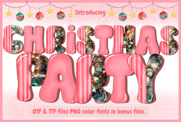 Christmas Party: A Festive Font for Holiday Designs