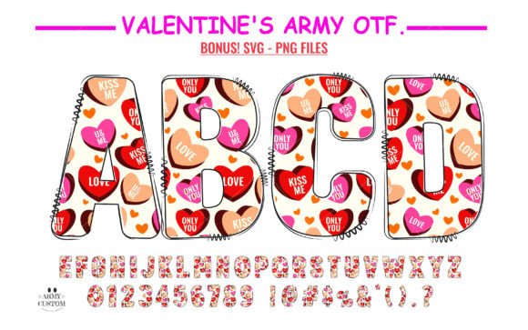 Infuse Your Designs with the Sweetness of Love Valentine's Conversation Hearts
