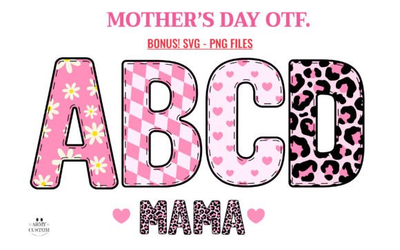 Mother's Day Font: Crafting Designs with Maternal Warmth
