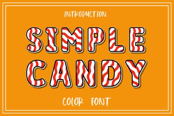 Simple Candy: A Font That Tastes Like Visual Joy