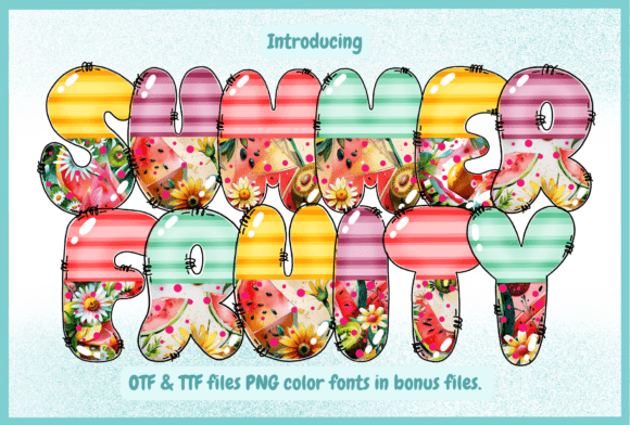 Summer Fruity: Your Go-To Typeface for Bold, Playful Design