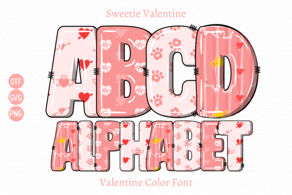 Sweetie Valentine: A Color Font for Authentic Design